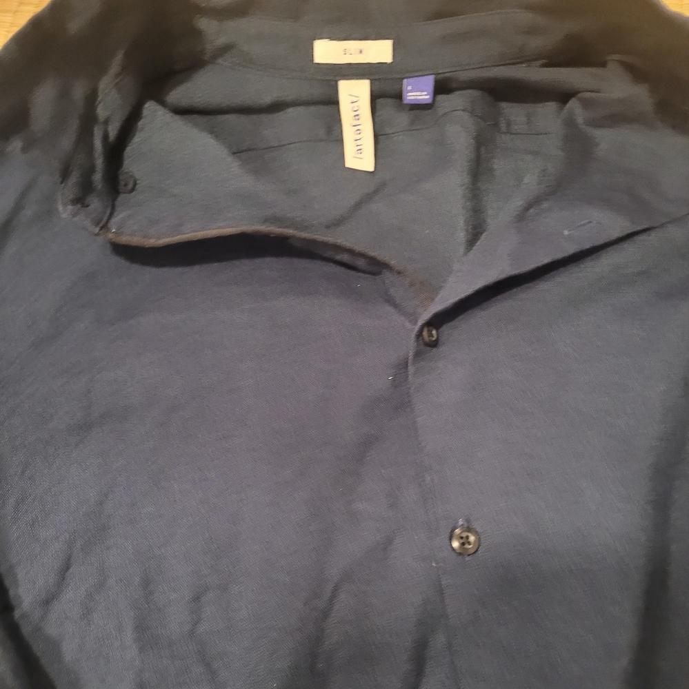 Artefact xxl nAvy long-sleeved button down collared shirt